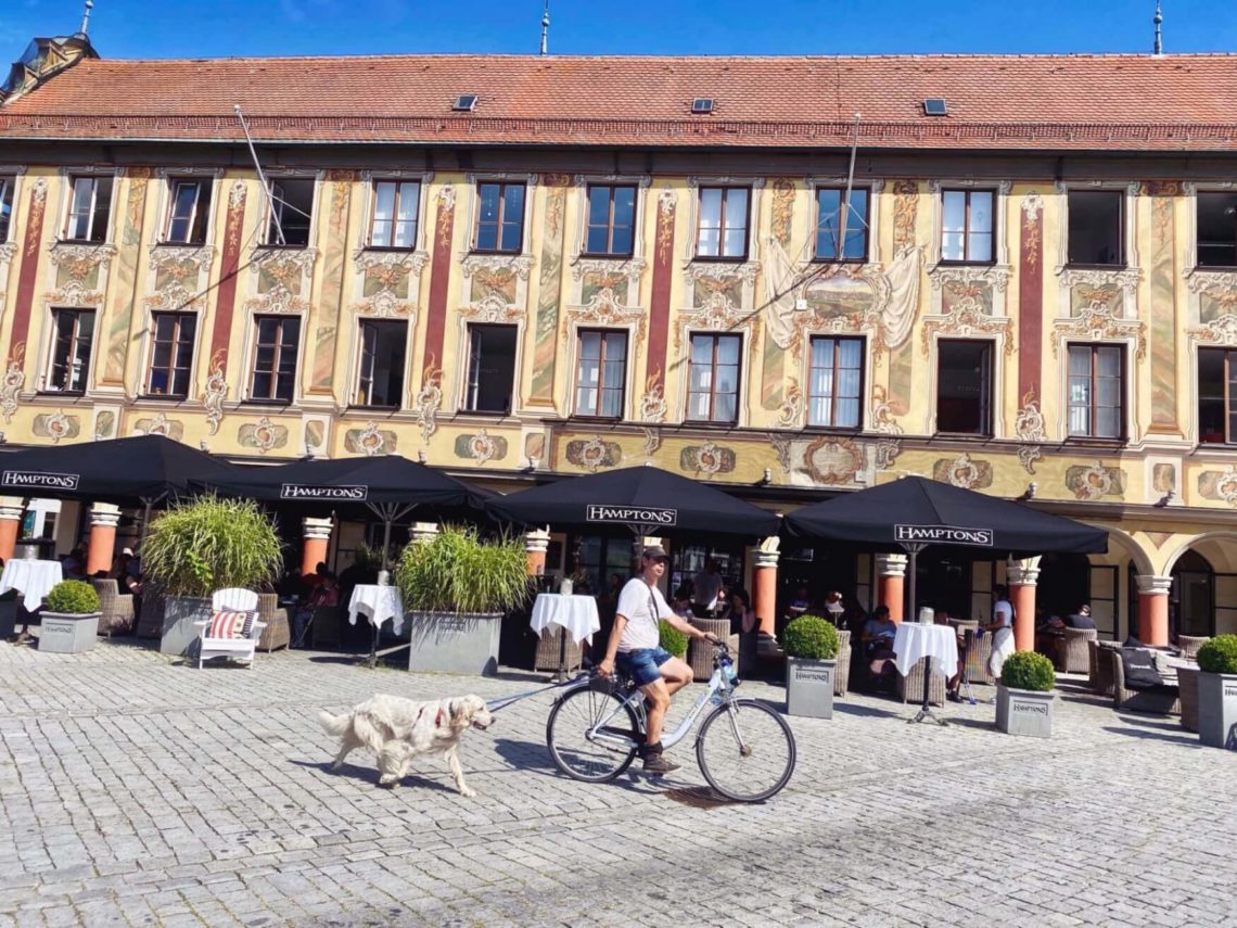 Memminger Marktplatz mit Steuerhaus