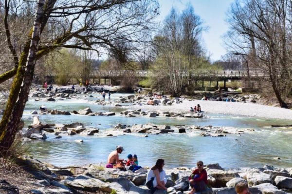 Badeplatz am Flaucher