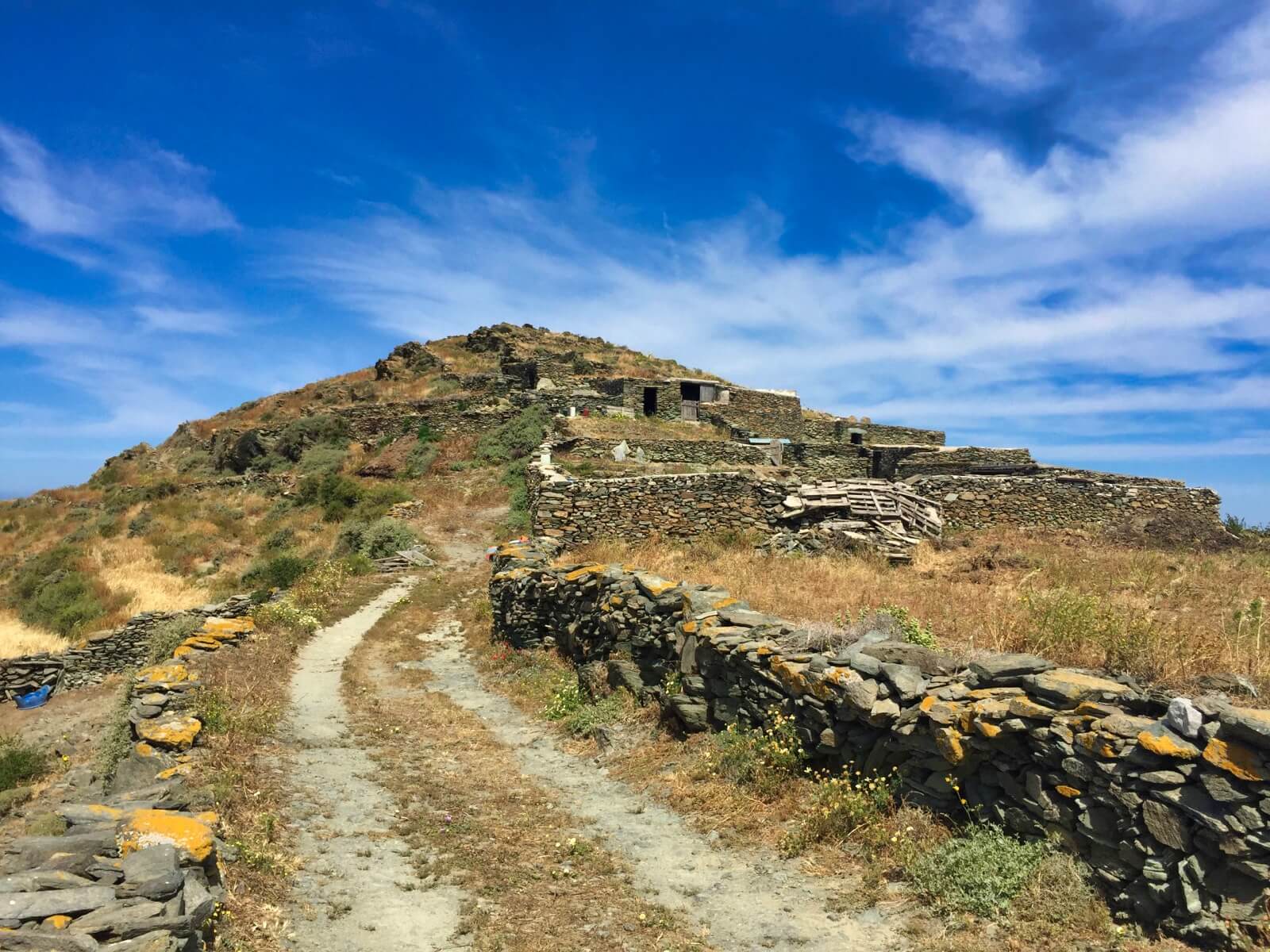 Verlassenes Dorf auf Folegandros