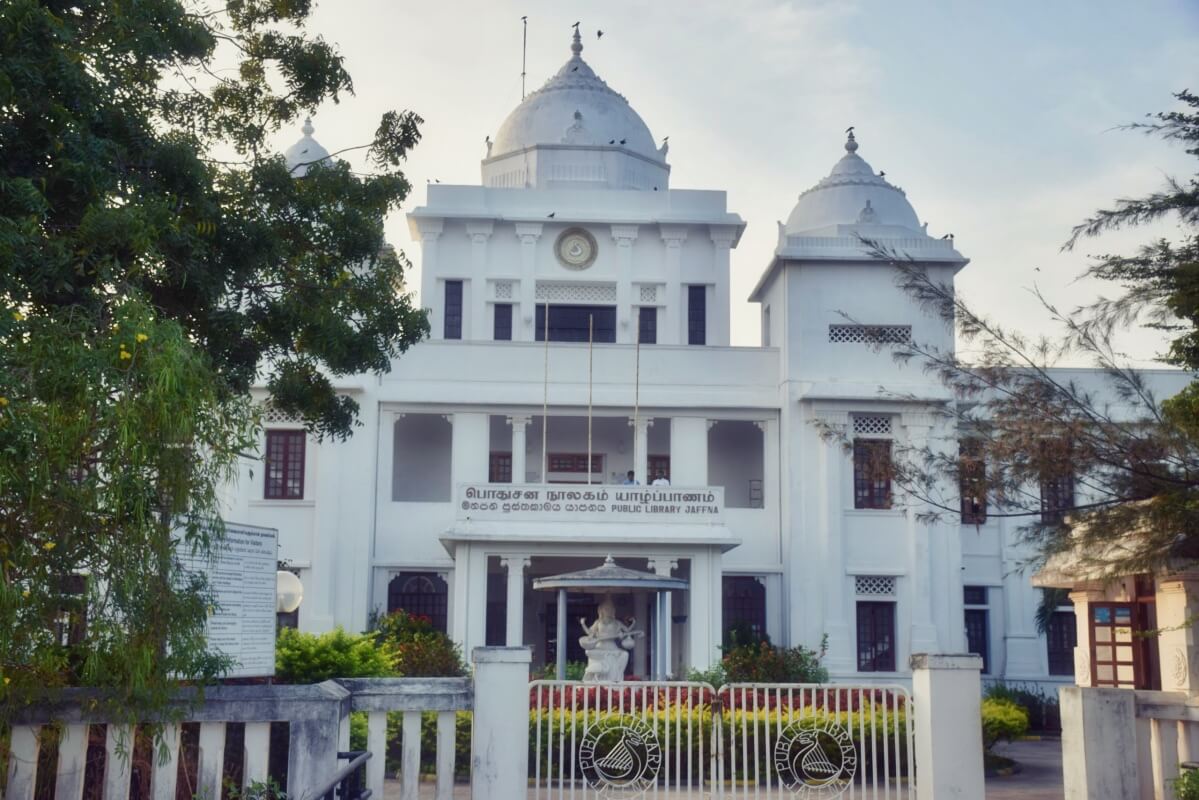 Sri Lankas Norden: Bibliothek in Jaffna