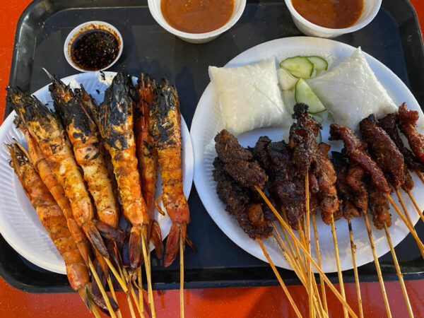 singapur food lau pa sat satay |