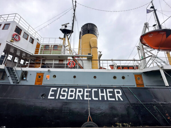 Hamburg im Winter: Museumshafen Övelgönne