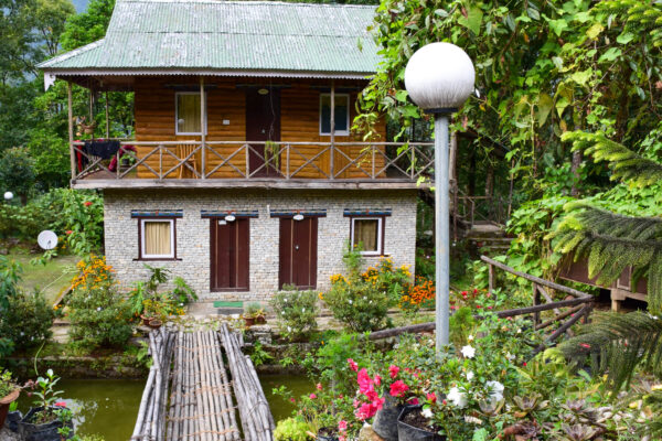 Reise nach Sikkim: Homestay mit Bergblick