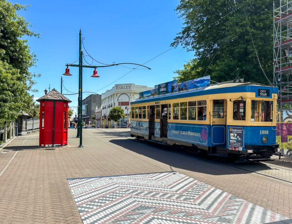 neuseland christchurch tram |