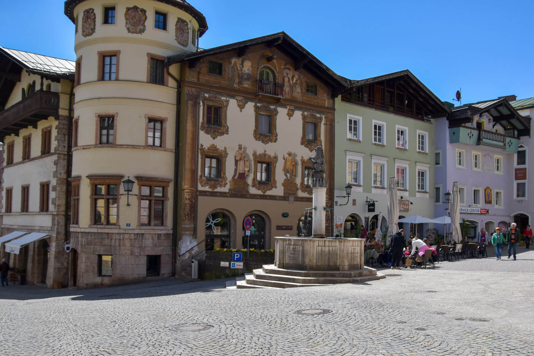 Radtouren Berchtesgadener Land: Marktplatz in Berchesgaden
