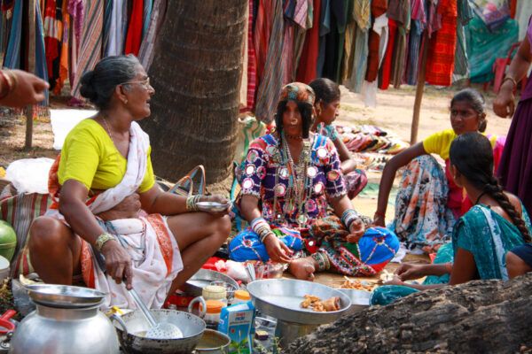 Urlaub in Goa: der Flohmarkt von Anjuna