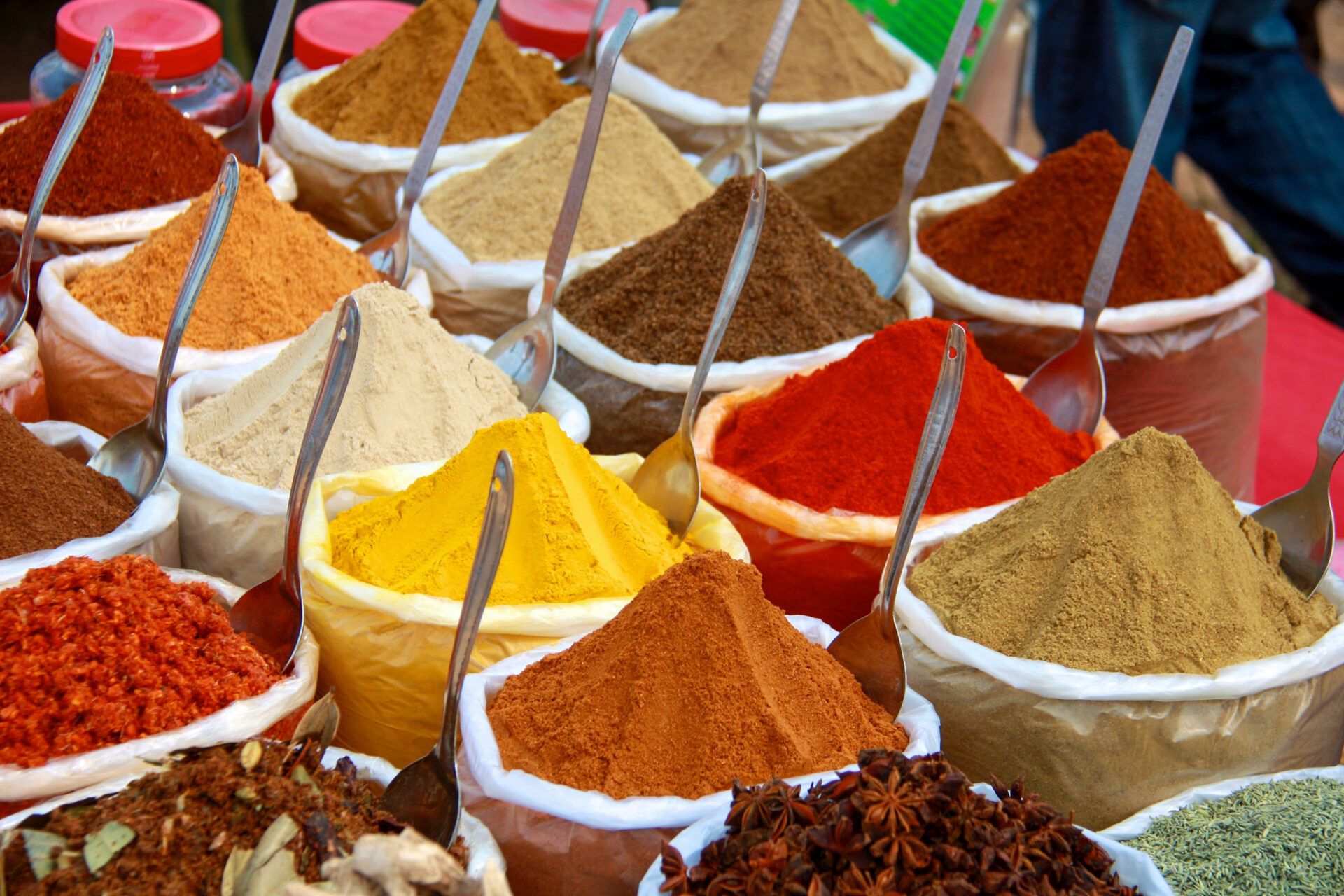 Urlaub in Goa: Gewürze auf dem Markt
