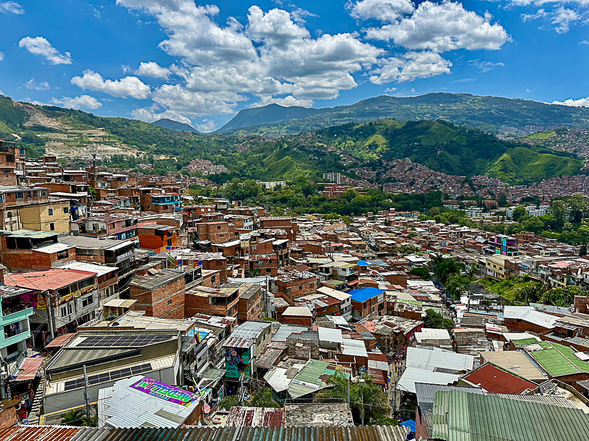 Medellín: Blick über die Comuna 13