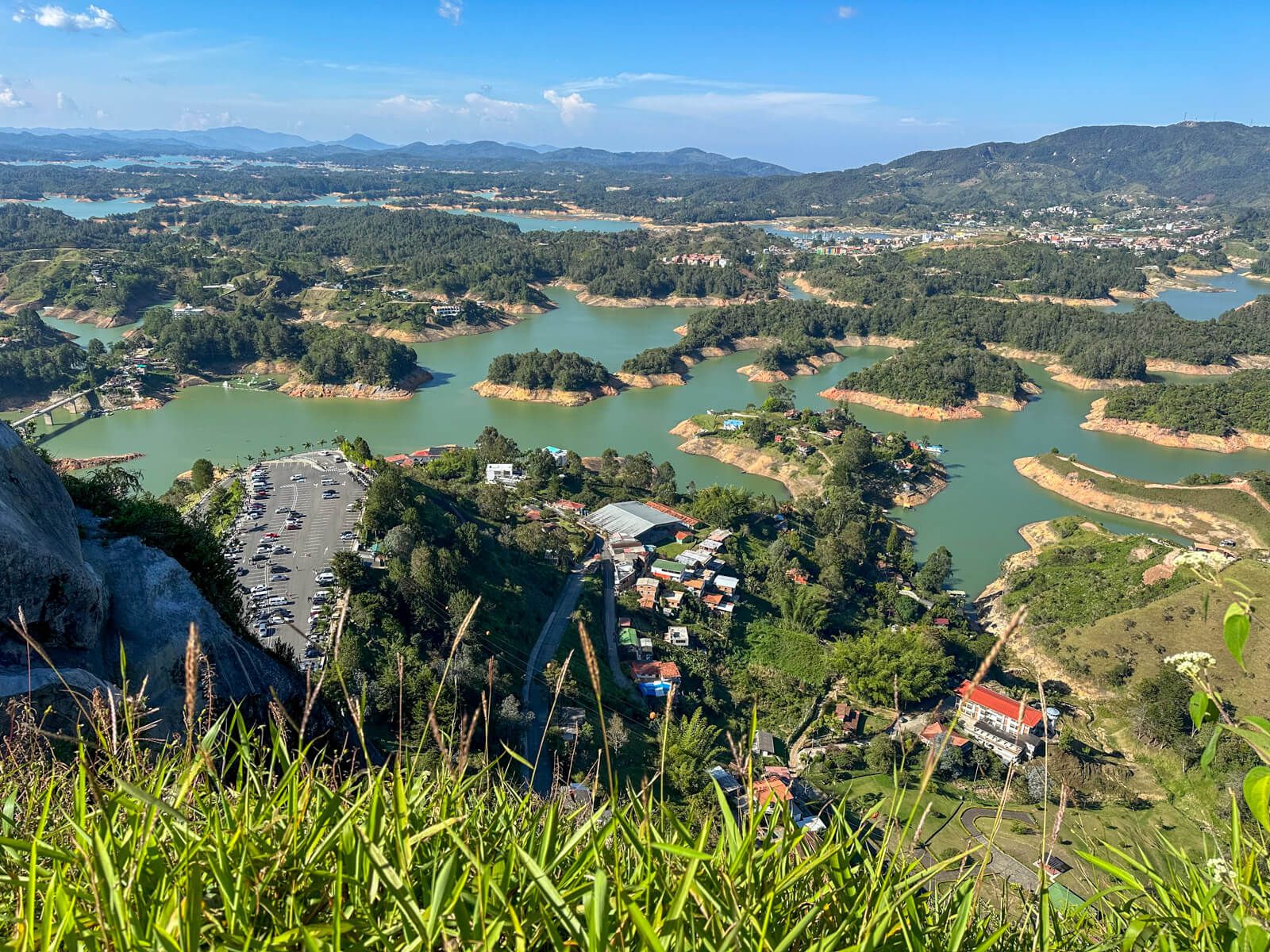 Blick auf die Seenlandschaft