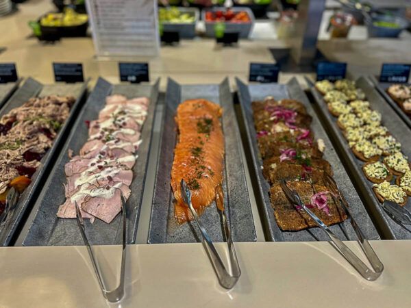 Fischbuffet auf der Fähre